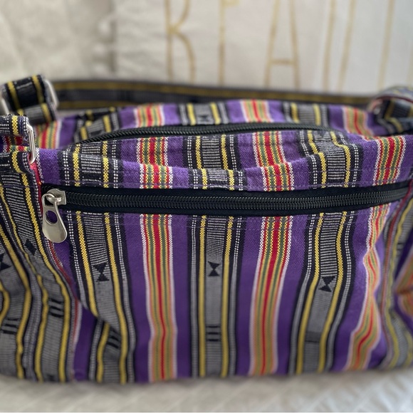 SAGADA handwoven crossbody cotton bag - Picture 5 of 11